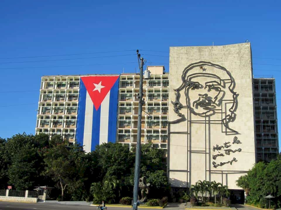 The revolution inscribed on downtown Havana. Photograph courtesy of Jeremy Friedman.