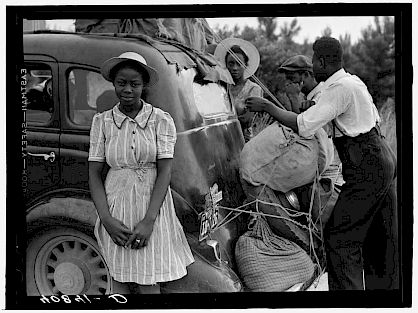 Migrant work, of course, remains one of the most common forms of work. Here, African-Americans begin the journey from Florida to New Jersey to pick cranberries (1940). Their counterparts today might be found everywhere from the agricultural fields of California to construction sites along the shores of the Persian Gulf