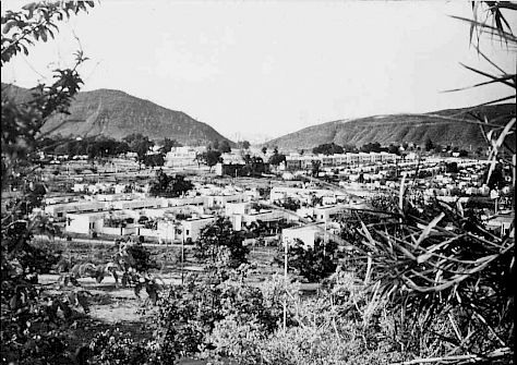 Barracks in Rourkela, India, site to a West German steel plant