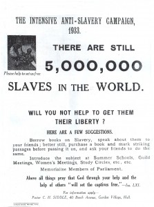 British anti-slavery poster, 1930s