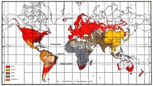 Map from T. Lothrop Stoddard's 