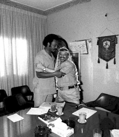 Jesse Jackson meets Yasser Arafat in Beirut, September 1979. Â© AP/ AP /CORBIS.