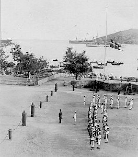 Last Danish Parade at Saint Croix, 31 March 1917.