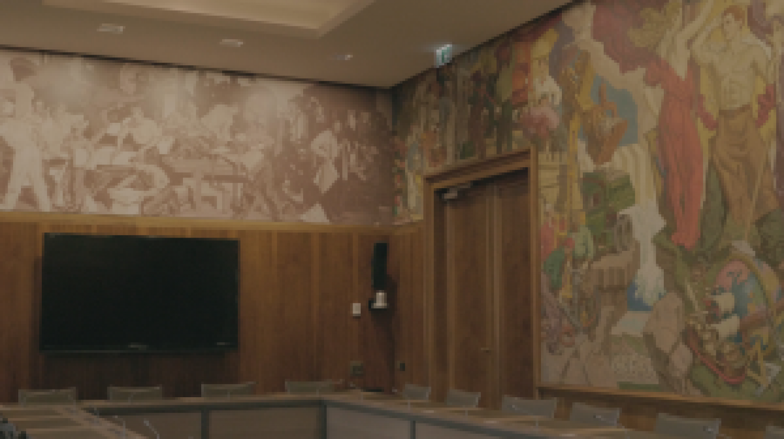 Still from Ryan S. Jeffery and Quinn Slobodian, The Walls of the WTO (2018)